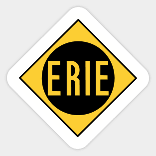 Vintage Erie Railroad Logo Sticker